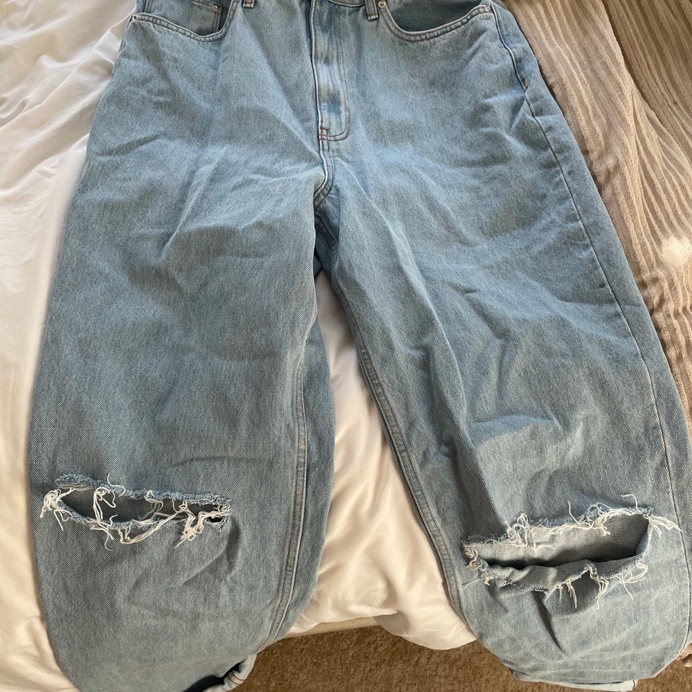 ASOS tall girl blue jeans